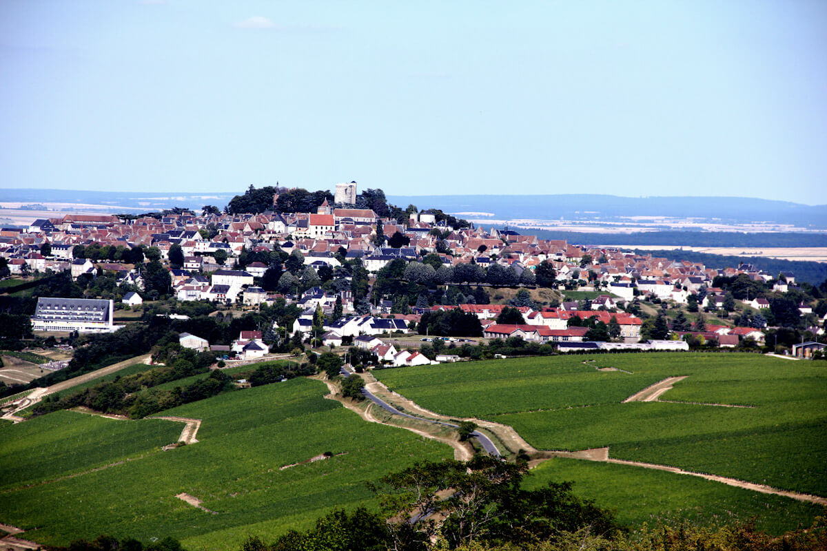 The wine region of Sancerre in France.
